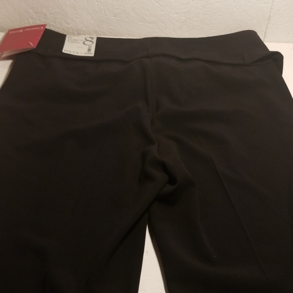 Black Dress Cropped Pants Focus 2000 Size 8 - Picture 5 of 7